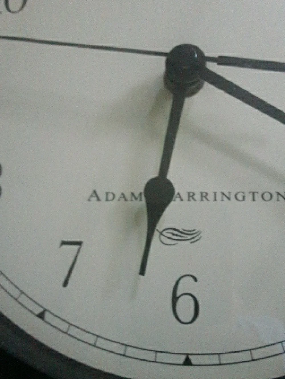 Brown Wall Clock - Classic Round Home Decor By Adam Harrington
